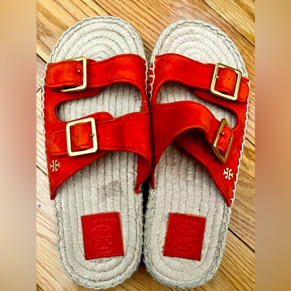 NWOT Tory Burch Suede Espadrilles